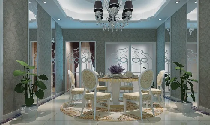 欧式餐厅效果图图片