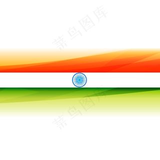 美丽的印度国旗背景