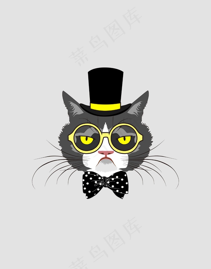 卡通动物图案猫咪
