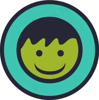 可爱小男孩图标