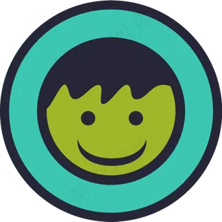 可爱小男孩图标