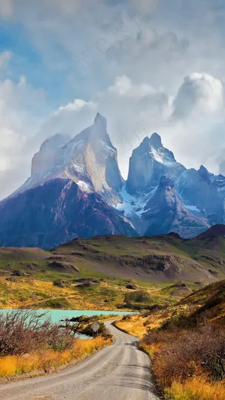 雪山美景高清摄影图片