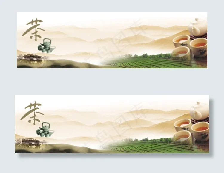 中国风茶道图片PSD分层素材psd模版下载