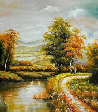 风景装饰画图片