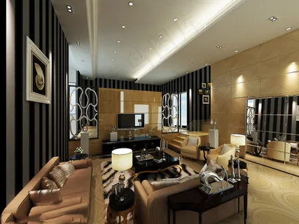 时尚家具装饰客厅