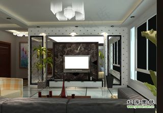 舒适简洁室内设计效果图