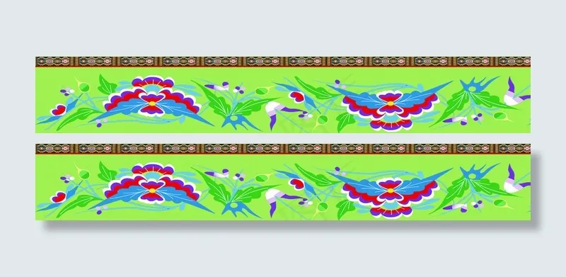 苗族花纹图片(11811X1181(DPI:30))psd模版下载