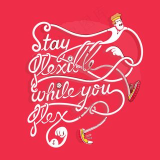 矢量 人物 男人 文字 英文 免费...