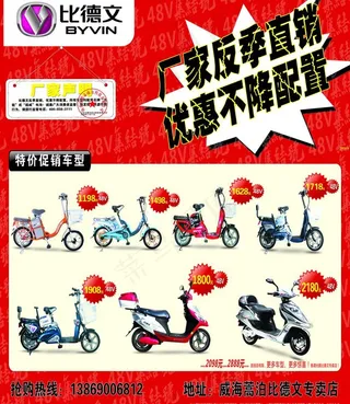 比德文电动车大全图片