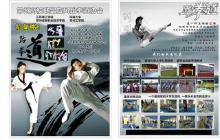 跆拳道宣传单