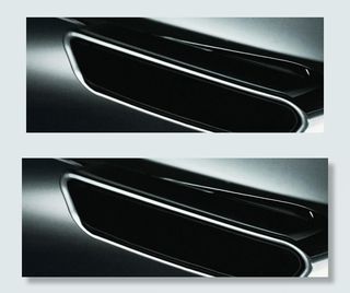 迈巴赫车内空调特写