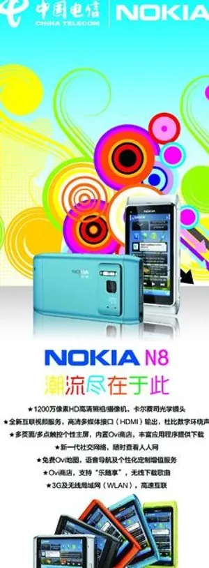 诺基亚n8灯箱片图片