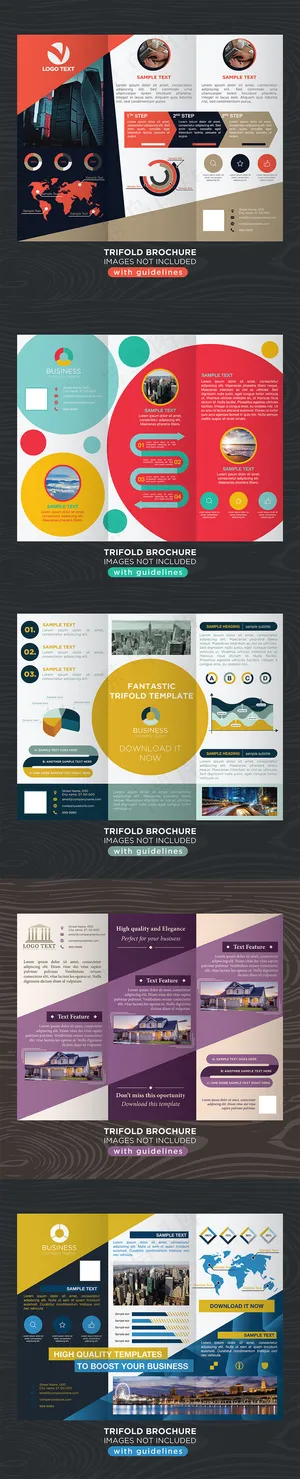 创意企业宣传折页设计集合