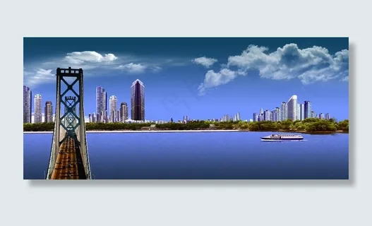 城市大桥图片 城市大桥图片
