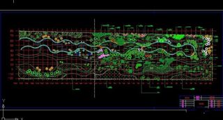 某城市公园绿地景观设计图