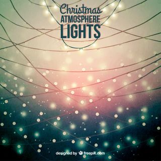 圣诞气氛灯背景