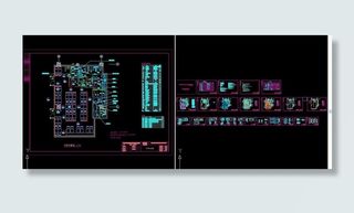 cad室内施工图图片
