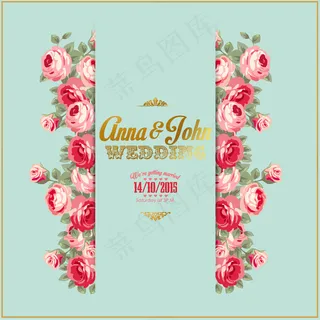 婚礼海报背景