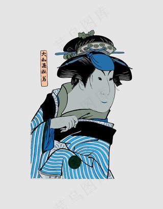 传统人物矢量图