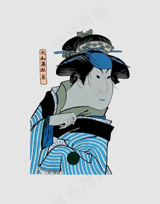 传统人物矢量图