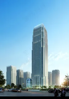 商务办公楼效果图图片 商务办公楼效果图图片