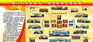 践行科学发展观展板图片