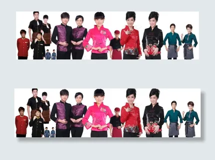 服务人员PS分层源文件