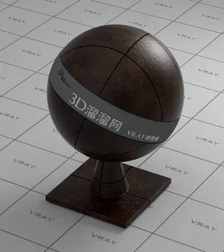 vray褐色墙砖材质