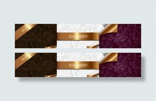 精美底纹矢量转角