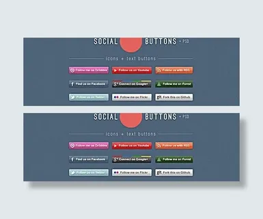 网页按钮psd素材