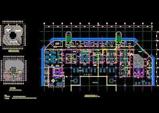 四层局部平面布置图(一)-门诊、急...