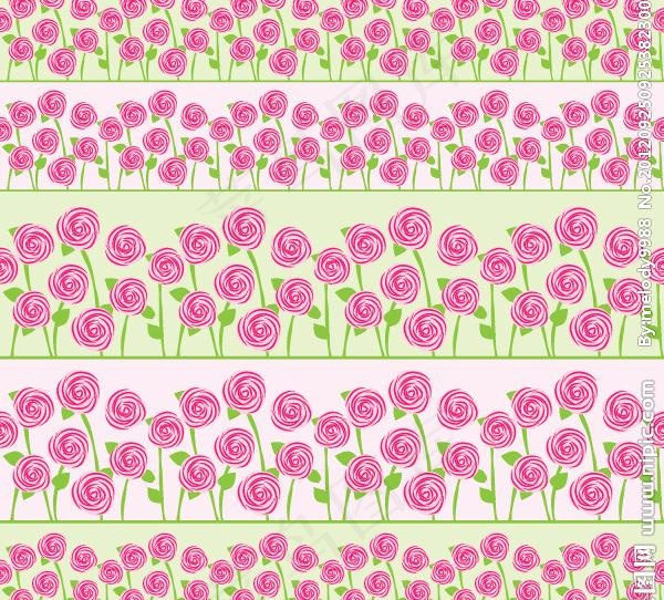 碎花布纹 玫瑰图片