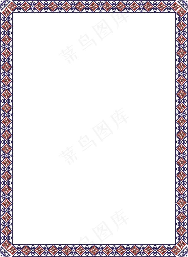 东南亚装饰花边psd模版下载