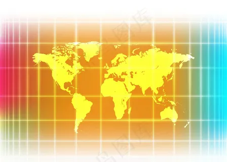 地图板块炫彩图