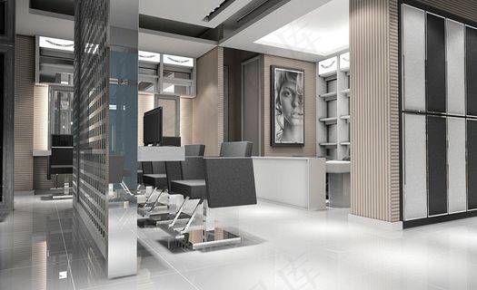 发廊现代设计图片