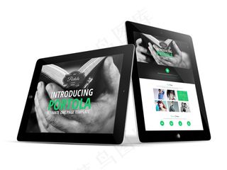 时尚平板电脑UI页面
