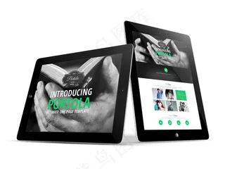 时尚平板电脑UI页面