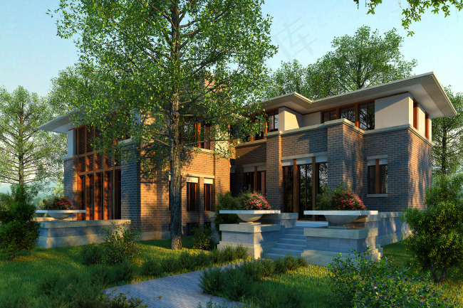 时尚别墅建筑