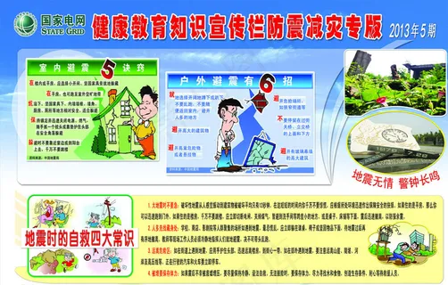 地震宣传栏图片