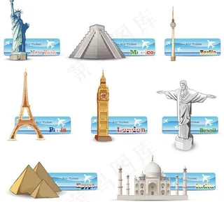 著名建筑矢量素材