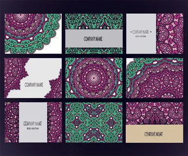 古典花纹名片 古典花纹名片