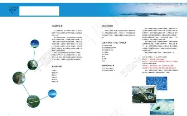 水处理宣传图片ai矢量模版下载