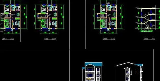 简单的一套农村私家别墅 ...