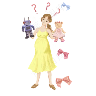 母爱母子孕妇母婴怀孕爱心爱护PNG...