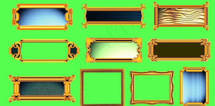 精美欧式边框图片