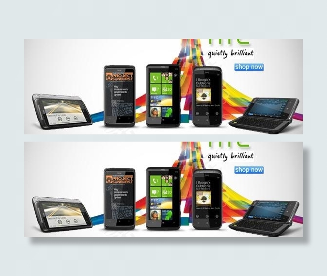 htc手机宣传banner图片psd模版下载