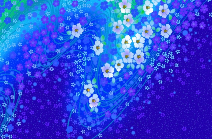 梦幻花纹背景图片