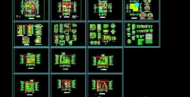 独栋三层欧式风格别墅设计图&nbs...