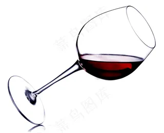 倾斜红酒杯 高脚杯图片