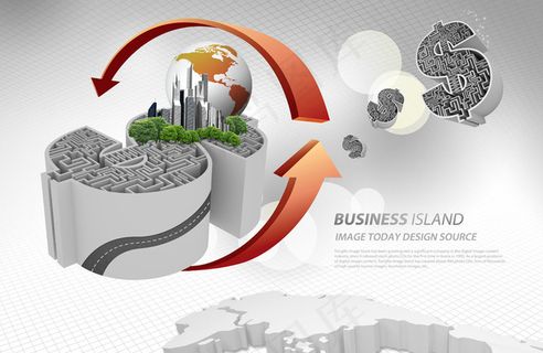 全球金融贸易图片